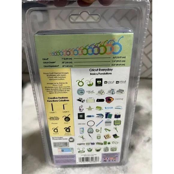 RARE - Circut Everyday Cartridge Cricut Circle - Picture 3 of 4